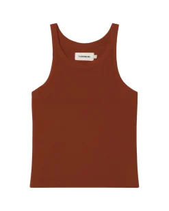 Top halter marrón Harriet