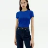 Top punto azul Ecovero Rue
