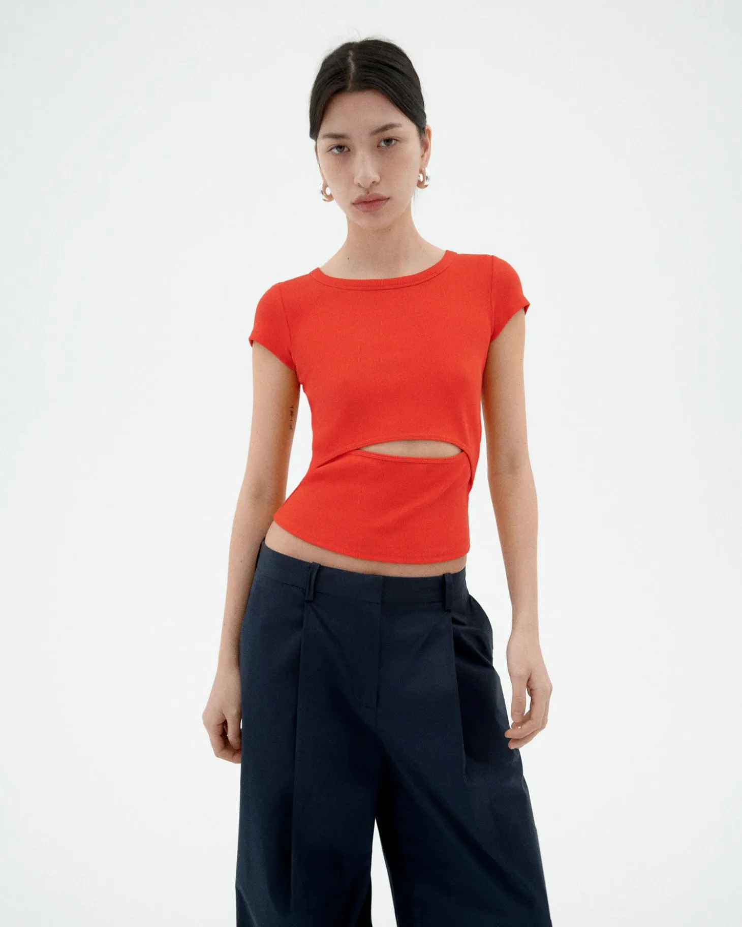 Top rojo apertura Faye