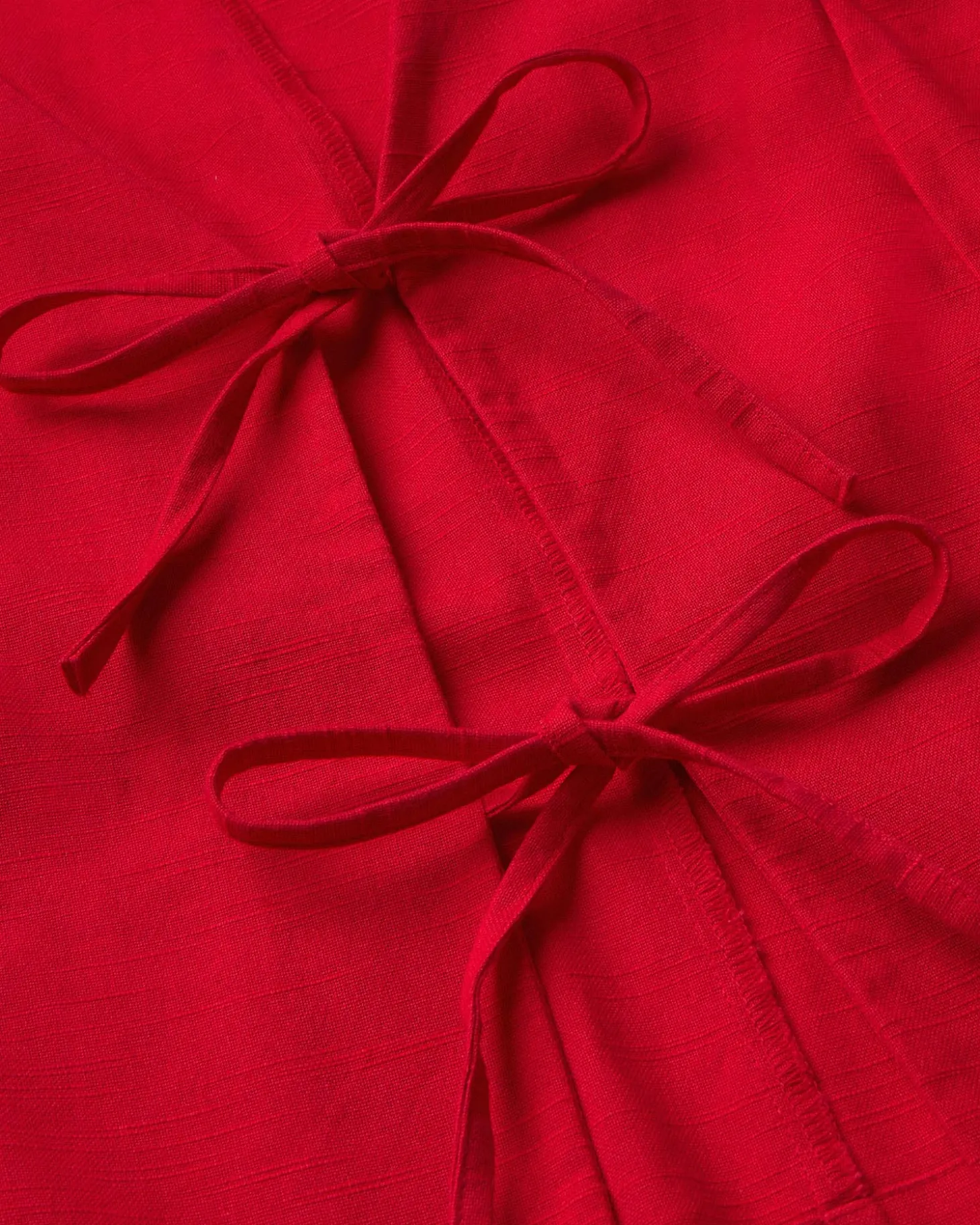 Top rojo lazos Elise