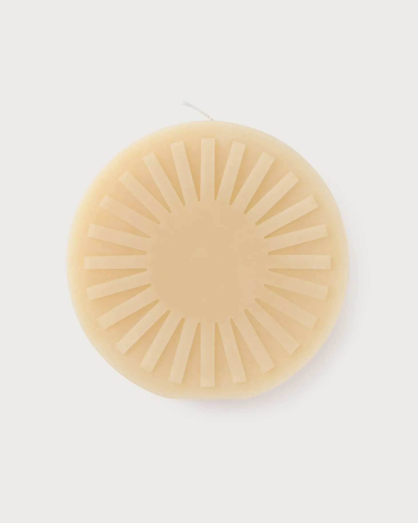 Vela beige Sol