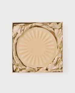 Vela beige Sol
