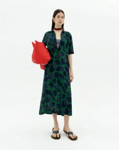 Vestido Ecovero leaf Gianna