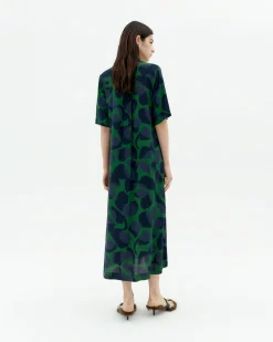 Vestido Ecovero leaf Gianna