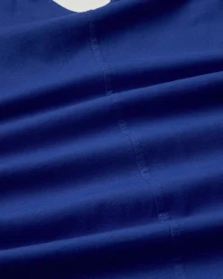 Vestido largo azul tirantes Sade
