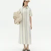 Vestido popelin rayas Gianna