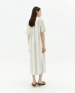 Vestido popelin rayas Gianna