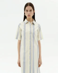 Vestido popelin rayas Gianna