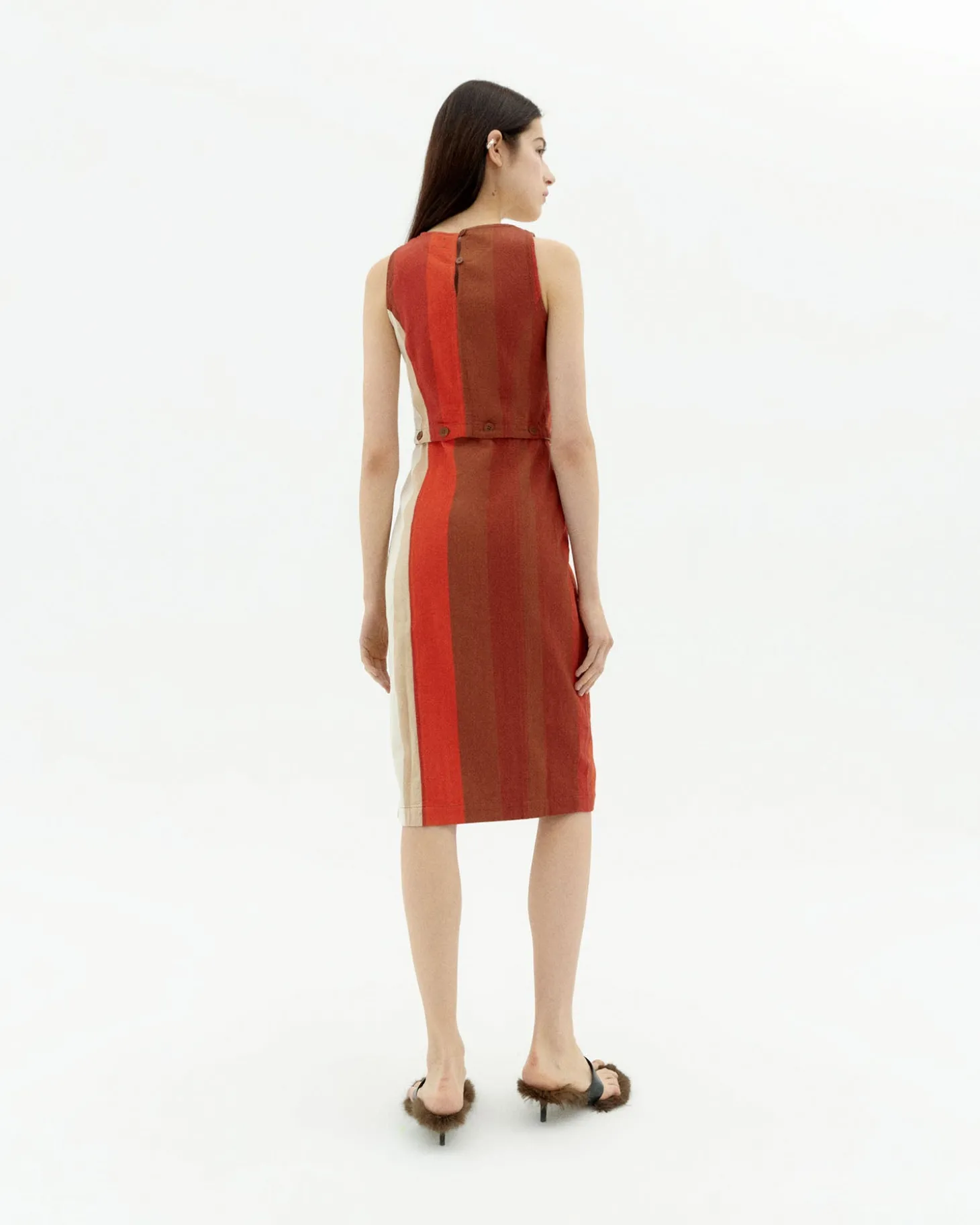 Vestido rayas desmontable sandfire Wila